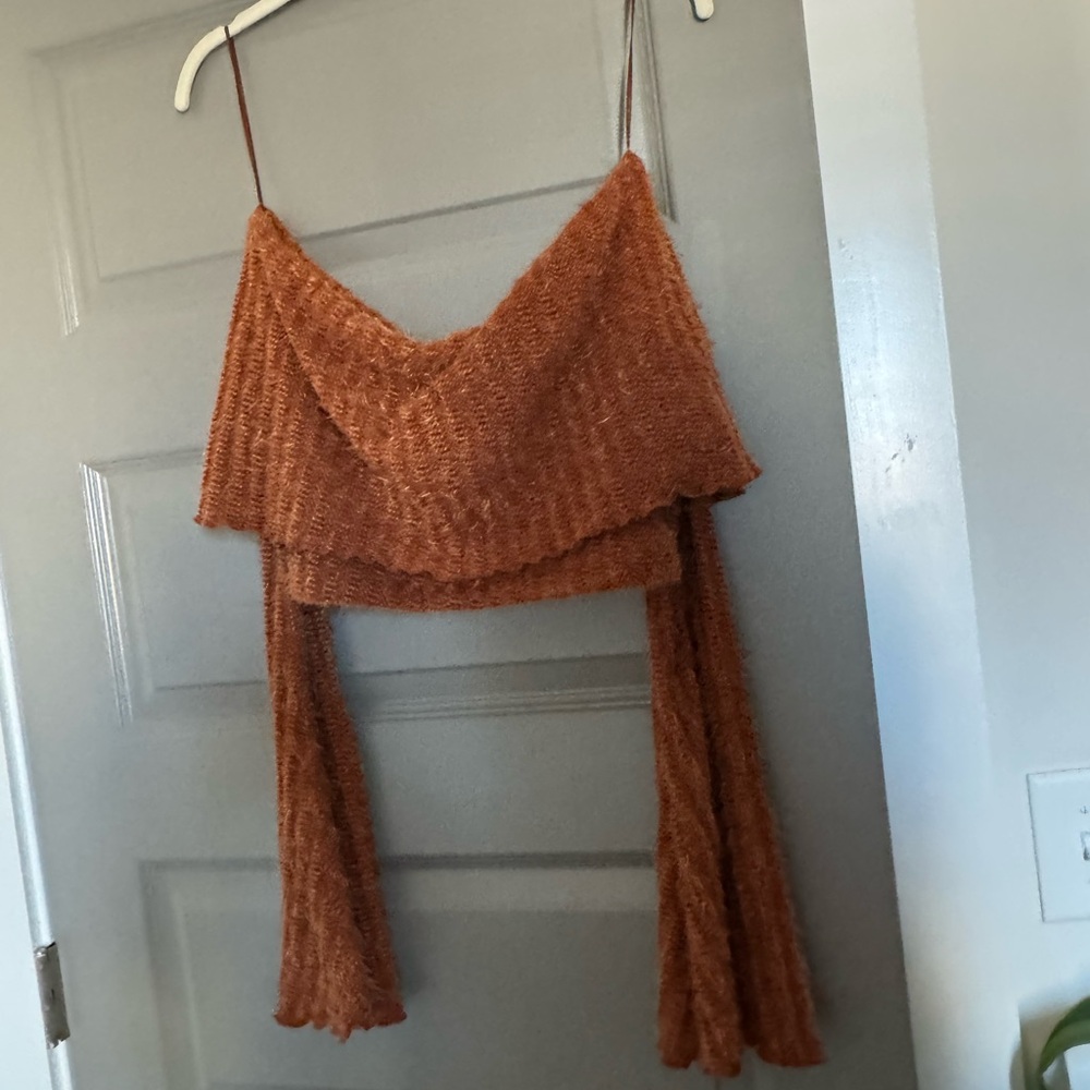Urban Outfitters Rust Brown Knit Top